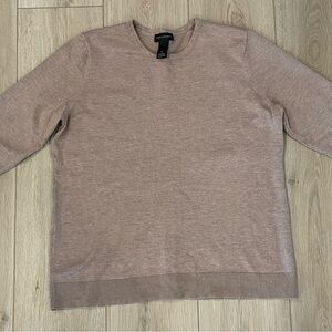 Investments Women's Taupe Crewneck Sweater